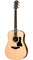 TAYLOR 110e 100 Series, гитара электроакустическая, форма корпуса дредноут, мягкий чехол - фото 64390