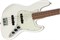 FENDER PLAYER JAZZ BASS FL PF PWT Бас-гитара безладовая, цвет белый - фото 65362