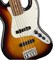 FENDER PLAYER JAZZ BASS V PF 3TS Бас-гитара 5-и струнная, цвет санберст - фото 65369