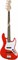 FENDER SQUIER AFFINITY JAZZ BASS LRL RCR бас-гитара Jazz Bass, накладка лаурэль, цвет красный - фото 65557