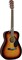 FENDER CC-60S CONCERT SUNBURST WN акустическая гитара, топ - массив ели, накладка орех, цвет санберст - фото 65564