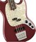 FENDER AMERICAN PERFORMER MUSTANG BASS®, RW, AUBERGINE 4-струнная бас-гитара, цвет темно-красный, в комплекте чехол - фото 65712