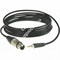 KLOTZ AU-MF0150 инсертный кабель с разъёмами XLR x stereo mini jack, контакты позолочены, цвет чёрный, 150 см - фото 66943