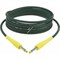 KLOTZ KIKC4.5 PP5 готовый инструментальный кабель, чёрн., прямые разъёмы KLOTZ Mono Jack (жёлтого цвета), дл. 4,5 м - фото 66978