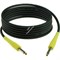 KLOTZ KIKC6.0PP5 готовый инструментальный кабель, чёрн., прямые разъёмы KLOTZ Mono Jack (жёлтого цвета), дл. 6 м - фото 66987
