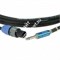 QUIK LOK S383-10 готовый спикерный кабель, 10 метров, разъемы 4-х контактный Speakon - Mono Jack - фото 67030