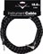 FENDER CUSTOM SHOP 18.6' ANGLE INSTRUMENT CABLE BLACK TWEED инструментальный кабель, 5,5 м, чёрная твидовая оболочка - фото 67304