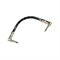 FENDER 6'' PATCH CABLE 2 PACK BLACK коммутационный кабель (упаковка 2 шт), 0,15 м, цвет чёрный - фото 67306