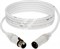 KLOTZ iceRock микрофонный кабель MY206, 0,22 мм2, 60 пФ/м, белые XLR Neutrik мама-папа, длина 10 м, оболочка белая, ПВХ - фото 67436