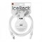 KLOTZ iceRock микрофонный кабель MY206, 0,22 мм2, 60 пФ/м, белые XLR Neutrik мама-папа, длина 2 м, оболочка белая, ПВХ - фото 67443
