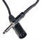 ROCKDALE XJ001-3M готовый микрофонный кабель, разъёмы XLR male X stereo jack male, длина 3 м, чёрный - фото 68781