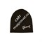 GIBSON BEANIE - BLACK W/WHITE LOGO вязанная шапочка с логотипом Gibson, цвет чёрный - фото 70798