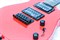 JACKSON JS SERIES DINKY MINION JS1X ROSEWOOD FINGERBOARD NEON PINK электрогитара мини Dinky, цвет розовый неон - фото 72929