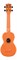 WATERMAN by KALA KA-SWF-OR Укулеле, форма корпуса - сопрано, материал - АБС пластик, цвет - флуоресцентный оранжевый, чехол - фото 76335