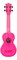 WATERMAN by KALA KA-SWF-PK Укулеле, форма корпуса - сопрано, материал - АБС пластик, цвет - флуоресцентный розовый, чехол - фото 76340