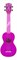 WATERMAN by KALA KA-SWF-PL Укулеле, форма корпуса - сопрано, материал - АБС пластик, цвет - флуоресцентный пурпурный, чехол - фото 76344