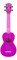 WATERMAN by KALA KA-SWF-PL Укулеле, форма корпуса - сопрано, материал - АБС пластик, цвет - флуоресцентный пурпурный, чехол - фото 76345