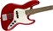 Squier Contemporary Jazz Bass®, Laurel Fingerboard, Dark Metallic Red бас-гитара, цвет красный металлик - фото 76802