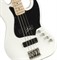 Squier Contemporary Active Jazz Bass® HH, Maple Fingerboard, Flat White бас-гитара с активными звукоснимателями НН, цвет белый - фото 76807