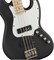 Squier Contemporary Active Jazz Bass® HH, Maple Fingerboard, Flat Black бас-гитара с активными звукоснимателями НН, цвет черный - фото 76811