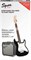 Squier Stratocaster® Pack, Laurel Fingerboard, Black, Gig Bag, 10G - 230V EU Комплект: электрогитара (черная) + комбо 10Вт + акс - фото 76838