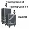 HK AUDIO CADIS Case 4x CAD 208 Туровый кейс для 4х элиментов - фото 82922