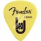 FENDER Rock-On Touring Picks, 351 Shape .73 MM, Yellow, 72 Count медиатор 0.73мм, цвет желтый (упакованы по 72 шт) - фото 86064