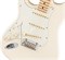 FENDER AM PRO STRAT LH MN OWT электрогитара American Pro Stratocaster, леворукая, цвет олимпик уайт, кленовая накладка гриф - фото 86476