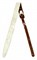 FENDER STRAP, DISTRESSED LTHR 2' WHT ремень замшевый, белый - фото 87166