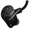 FENDER FXA6 Pro In-Ear Monitors, Metallic Black Внутриканальные наушники с 9,25мм драйвером, HDBA твиттером и бас портом, черные - фото 87905