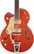 Gretsch G6120SSU-LH Brian Setzer Nashville, Bigsby, Left-Hand, TV Jones, Tiger Flame Maple Электрогитара п/а, левостор., оранж. - фото 89419