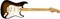 FENDER Classic Series '50s Stratocaster, Maple Fingerboard, 2-Color Sunburst Электрогитара - фото 89689