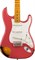 Fender Custom Shop 1955 Stratocaster Heavy Relic, Aged Coral Pink over Chocolate 2-Color Sunburst Электрогитара - фото 89933