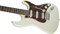 FENDER American Elite Stratocaster®, Ebony Fingerboard, Olympic Pearl электрогитара, цвет жемчужно-белый, накладка грифа черное - фото 90729