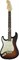 FENDER American Elite Stratocaster® Left-Hand, Ebony Fingerboard, 3-Color Sunburst электрогитара левосторонняя, цвет 3х цв. сан - фото 90756