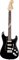 FENDER DELUXE STRAT PF BLK электрогитара Deluxe Strat (ясень), цвет черный, накладка грифа Пао Ферро - фото 90776