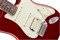 FENDER DELUXE STRAT HSS PF CAR электрогитара Deluxe Strat HSS, цвет кэнди эппл рэд, накладка грифа Пао Ферро - фото 90781