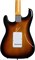 FENDER 60'S STRATOCASTER PF 3TS W/GIG электрогитара '60 Stratocaster, 3-х цветный санберст, накладка грифа Пао Ферро - фото 90828