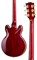 GIBSON CUSTOM CS-356 FADED CHERRY полуакустическая электрогитара с кейсом, цвет вишневый, фурнитура Gold - фото 91823