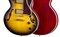 GIBSON CUSTOM CS-356 VINTAGE SUNBURST полуакустическая электрогитара с кейсом, цвет санберст, фурнитура Gold - фото 91829