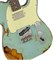 FENDER 2018 LTD HEAVY RELIC® REVERSE CUSTOM HS TELE® - AGED DAPHNE BLUE over 3-COLOR SUNBURST Электрогитара с кейсом, цвет синий - фото 93084