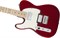 FENDER SQUIER CONTEMPORARY TELE HH LH DRK MET RED электрогитара левосторонняя, цвет темно-красный - фото 94146