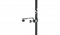 K&M 23800-300-55 стальной держатель микрофона на микрофонную стойку, резьба 3/8, чёрный - фото 94788