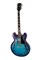 GIBSON 2019 ES-335 Figured, Blueberry Burst Blueberry Burst гитара полуакустическая, цвет санберст в комплекте кейс - фото 96103
