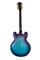 GIBSON 2019 ES-335 Figured, Blueberry Burst Blueberry Burst гитара полуакустическая, цвет санберст в комплекте кейс - фото 96104